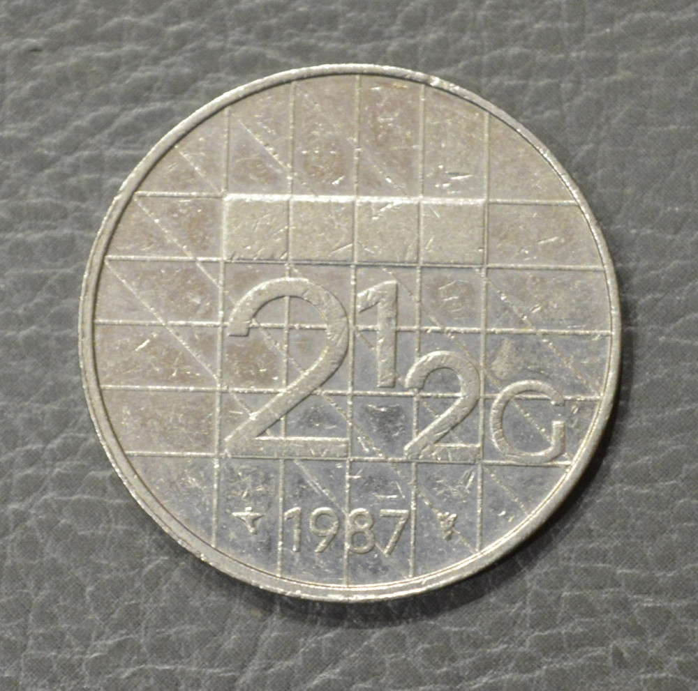 Нидерланды 2 1/2 гульдена 1987 год Полтава - изображение 1