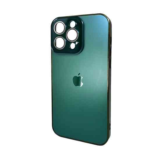 Чохол для смартфона AG Glass Sapphire Frame MagSafe Logo for Apple iPhone 14 Pro Cangling Green Київ