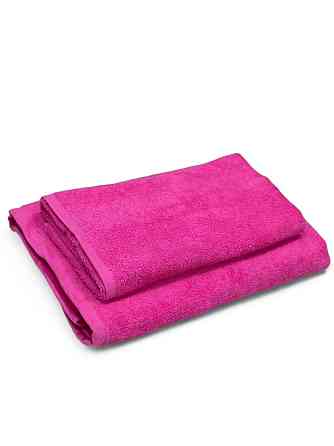 Полотенце однотонное Ideal Textile 70х140 см 400 г/м2 (56860923) Рожевий 1 шт Черновцы