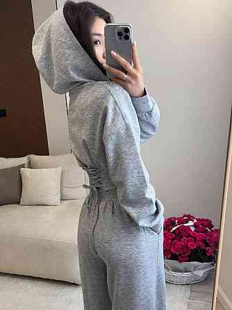 Жіночий стильний повсякденний костюм-двійка  двонитка люкс Меланж, 44/46 Одеса