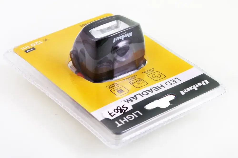 Фонарик налобный 120лм Rebel (3 режима, под AAA батарейки) Винница - изображение 2