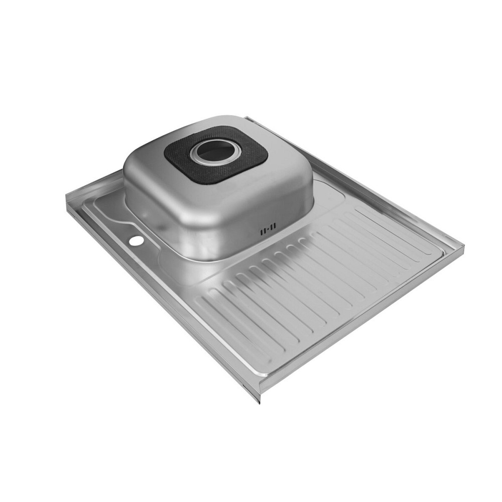 VALESO Кухонна мийка з нержавіючої сталі Valeso САТИН 8060 L (0,7/160 мм) Киев - изображение 5