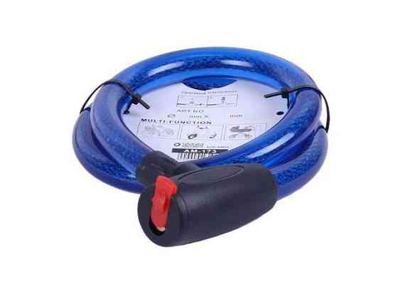 Замок прорипасований ZX1236 , тросовий, 18 мм*1000 мм (під ключ) Мукачево