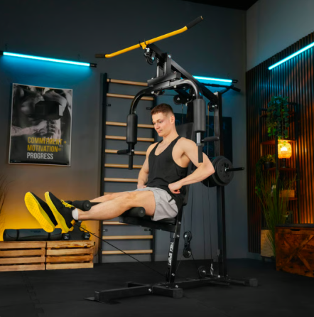 Силова станція тренажер TX-450HG на 100 кг надпотужною й нижньою тягою багатофункціональна для всіх типів м'язів Київ