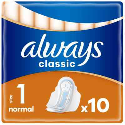 Гигиенические прокладки Always Classic Normal Single 10 шт (4015400259275) Винница