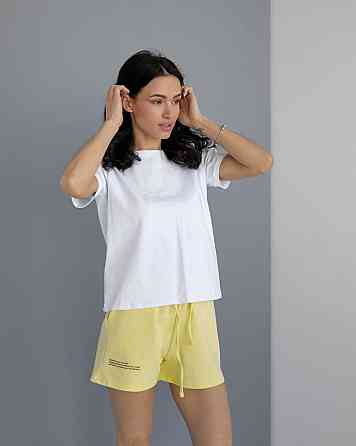 Базова футболка жіноча однотонна Білий XL Харків