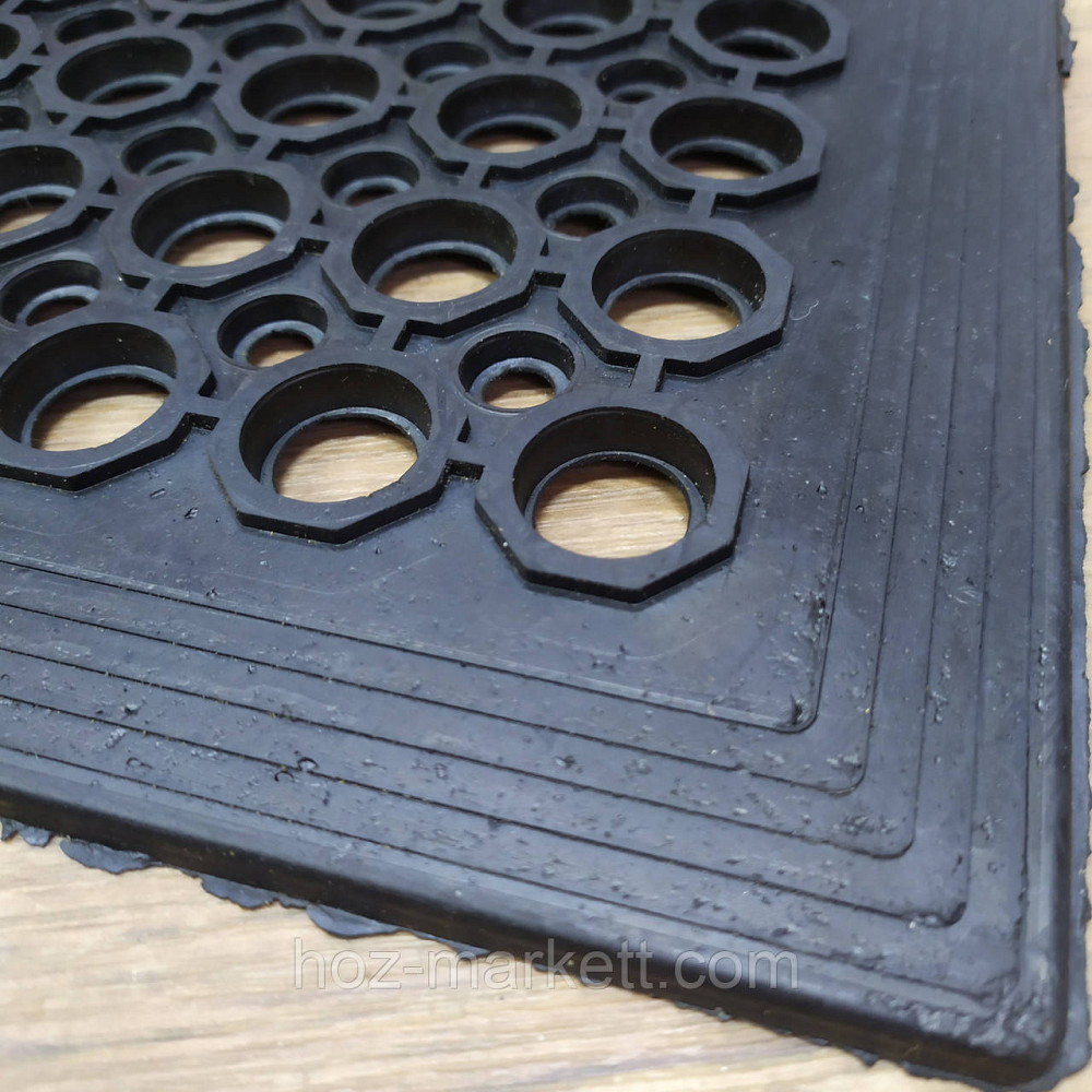 Коврик 90 х 60 см резиновый скандинавия грязезащитный килим Харьков - изображение 2