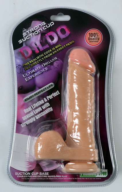 Фаллоимитатор Wolf King Lifelike Rubber Dildo на присоске телесный Sex Aura Киев - изображение 7
