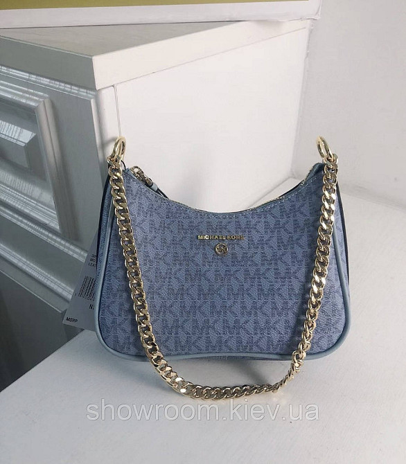 Маленькая женская сумочка MK Jet Set Charm blue Киев - изображение 1