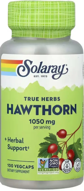 Боярышник Solaray Hawthorn Berry 525mg 100 вег капс Киев - изображение 1