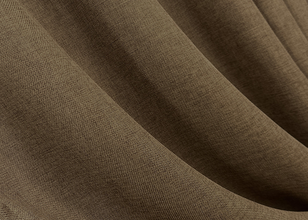 Комплект штор VR-Textil Лен Мешковина 150х270 2шт и Тюль 400х270 1476ш-115т Коричневый с белым 71-028/3 Киев - изображение 5