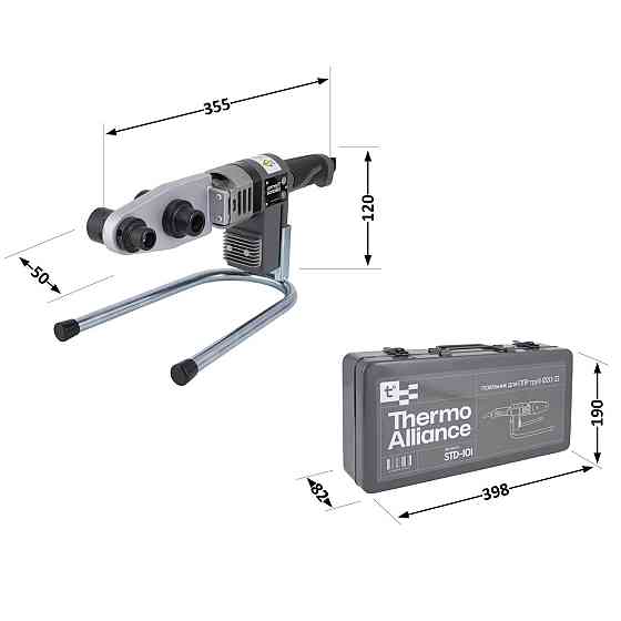 Паяльник для пластикових труб Thermo Alliance STD-101 Ø 20-32 (автоматичний 600W) Київ