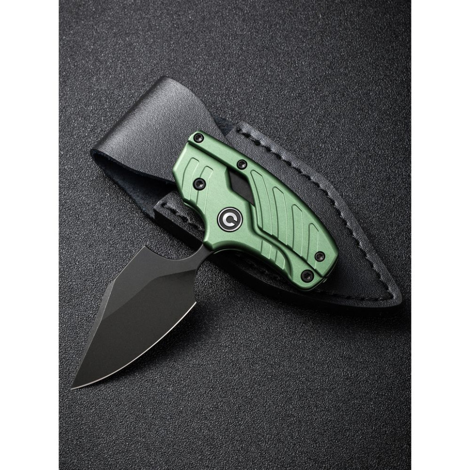 Ніж фіксований тактичний Civivi Typhoeus , (5.8 см) 14C28N / Aluminum зелений Киев - изображение 12