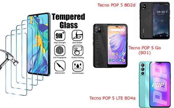 Захисне скло ArmorGlass для Tecno POP 5 BD2d, POP 5 Go (BD1), POP 5 LTE BD4a – стійке до подряпин та ударів Київ