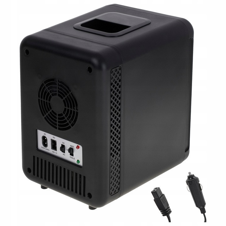 Автомобильный мини холодильник 4 литра для напитков и продуктов Adler AD (8084) Black Нововолынск - изображение 6