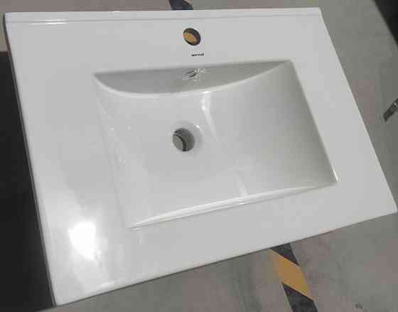 Раковина меблева Mixxus Premium CUBIC-1502 710х460х170mm з отвором під змішувач та переливом  ( MP6496 ) 30363 Харків