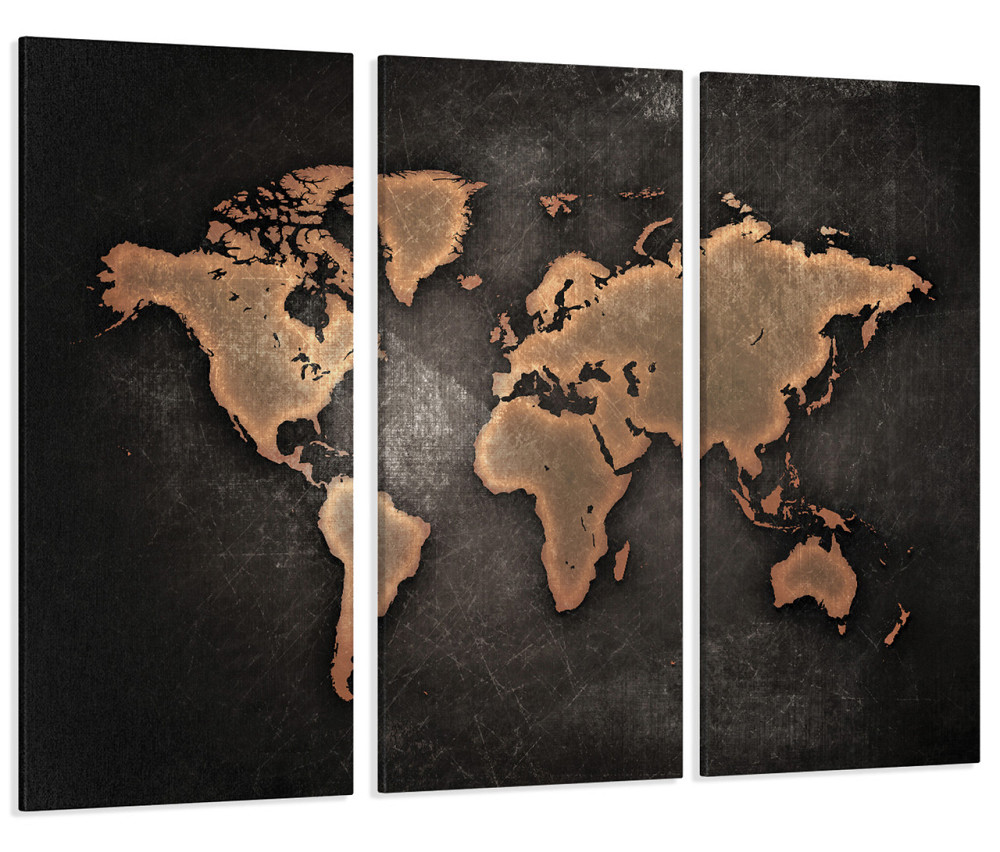 Модульная картина Карта мира Art-143_XXL 70x130 см Киев - изображение 1