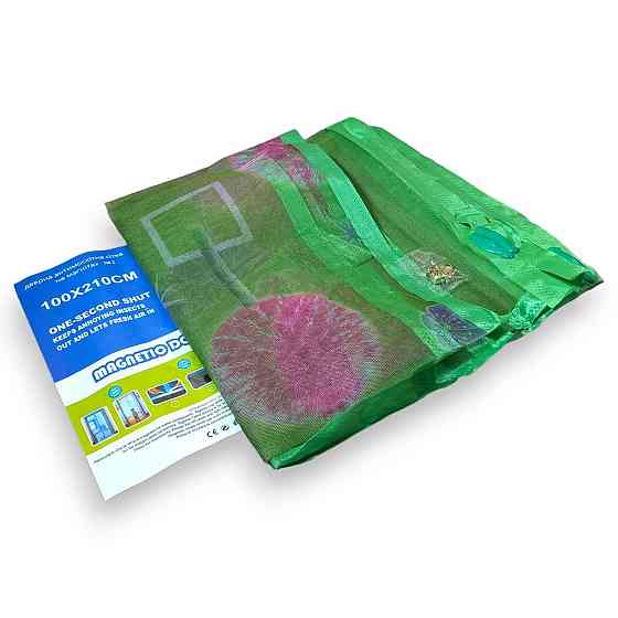 Сітка москітна на двері на магнітах 210*100 см Харків