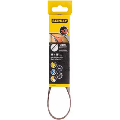 Наждачний папір Stanley стрічка FatMax, 451х13 мм, 3 шт (STA33381) Вінниця - фото 1