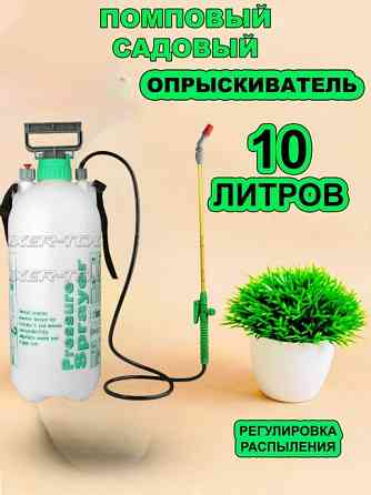 Пневматичний ручний обприскувач FT-681, 10 л, тиск 2.5–3.5 бар, для поливу та добрива рослин Київ