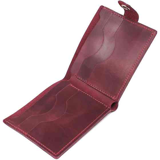 Жіноче вінтажне портмоне Shvigel 16457 Бордовий Київ