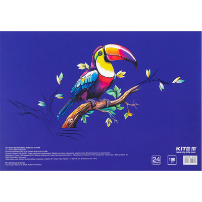 Альбом для малювання Kite Classic 24 аркушів (K-242) Вінниця - фото 3