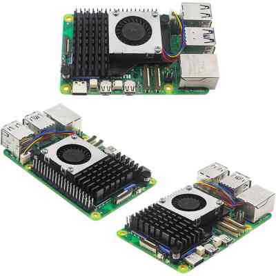 Радіатор охолодження для Мікро ПК Raspberry Pi з вентилятором для Raspberry Pi 5 (RA800) Вінниця