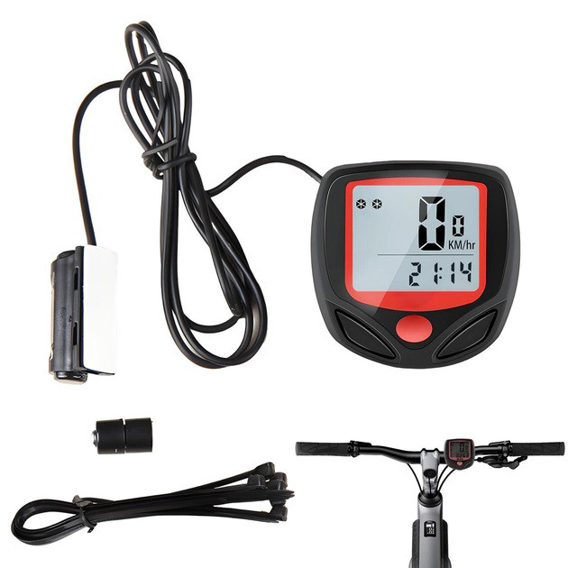 Спідометр на велосипед максимальної швидкості, Оптимальний велокомп'ютер, Лічильник для велосипеда ZS-73 Івано-Франківськ - фото 5