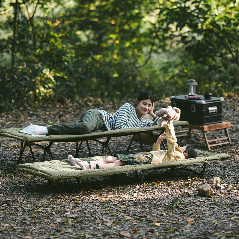 Матрац кемпінговий для розкладного ліжка Naturehike CNK2300DZ022, 190х67 см, темно-зелений Київ - фото 6