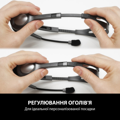 Навушники Logitech H110 Stereo Headset with 2*3pin jacks (981-000271) Вінниця - фото 3