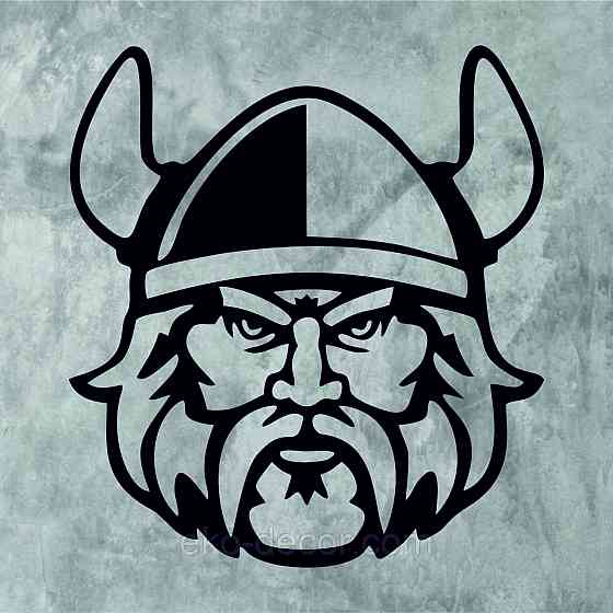 Декоративне настінне Панно «Вікінг» Декор на стіну Київ