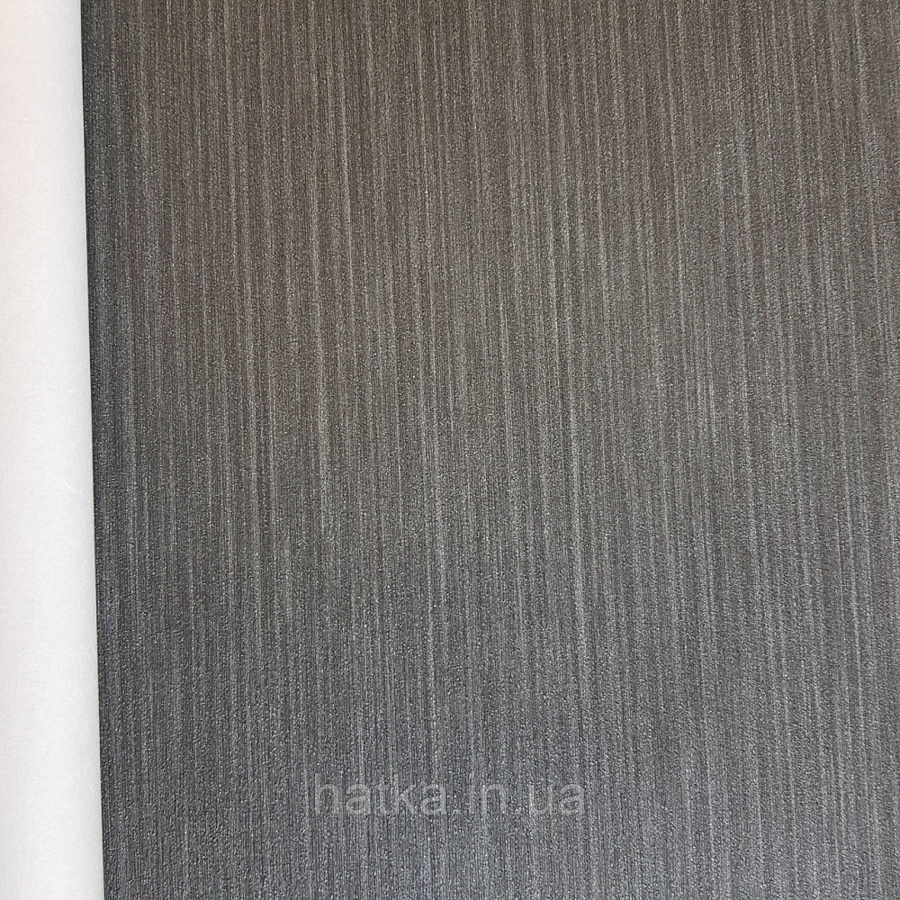 Шпалери метрові вінілові на флізелін дизайнерські Erismann Elle однотонні тонка смужка під тканину чорні Київ - фото 2