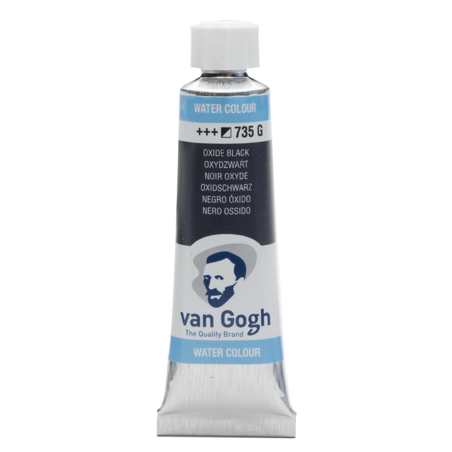 Краска акварельная Van Gogh (735) Черный оксид туба 10 мл Royal Talens Киев - изображение 1