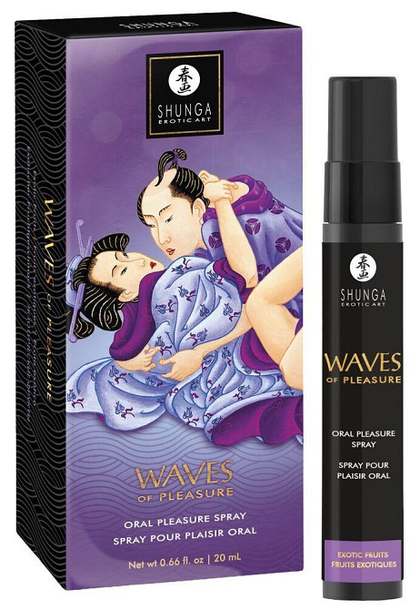Спрей для посилення слиновиділення Shunga Waves of Pleasure Exotic Fruits Sex Aura Київ - фото 2