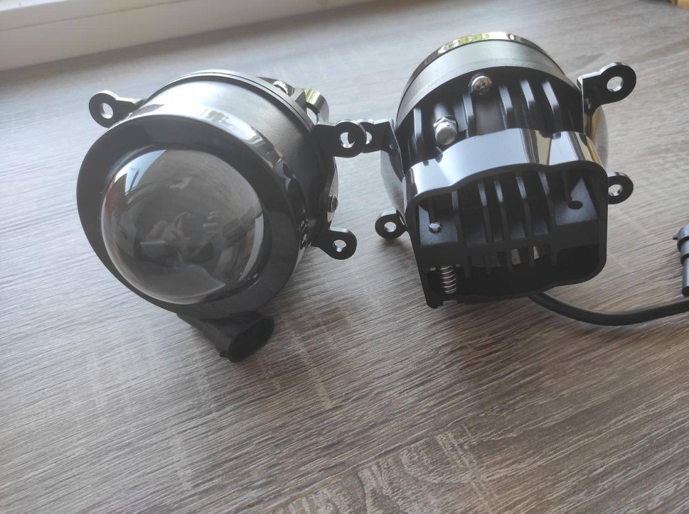 Протитуманні фари LED лінза універсальна 3,5 дюйма 90 мм туманка 60 ватт біла (один режим) Харків - фото 6