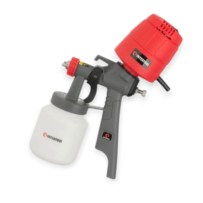 Пистолет покрасочный электрический d-1.5, 450 Вт с бачком 1.0л, 100-200 мл/мин HVLP Мукачево - изображение 1