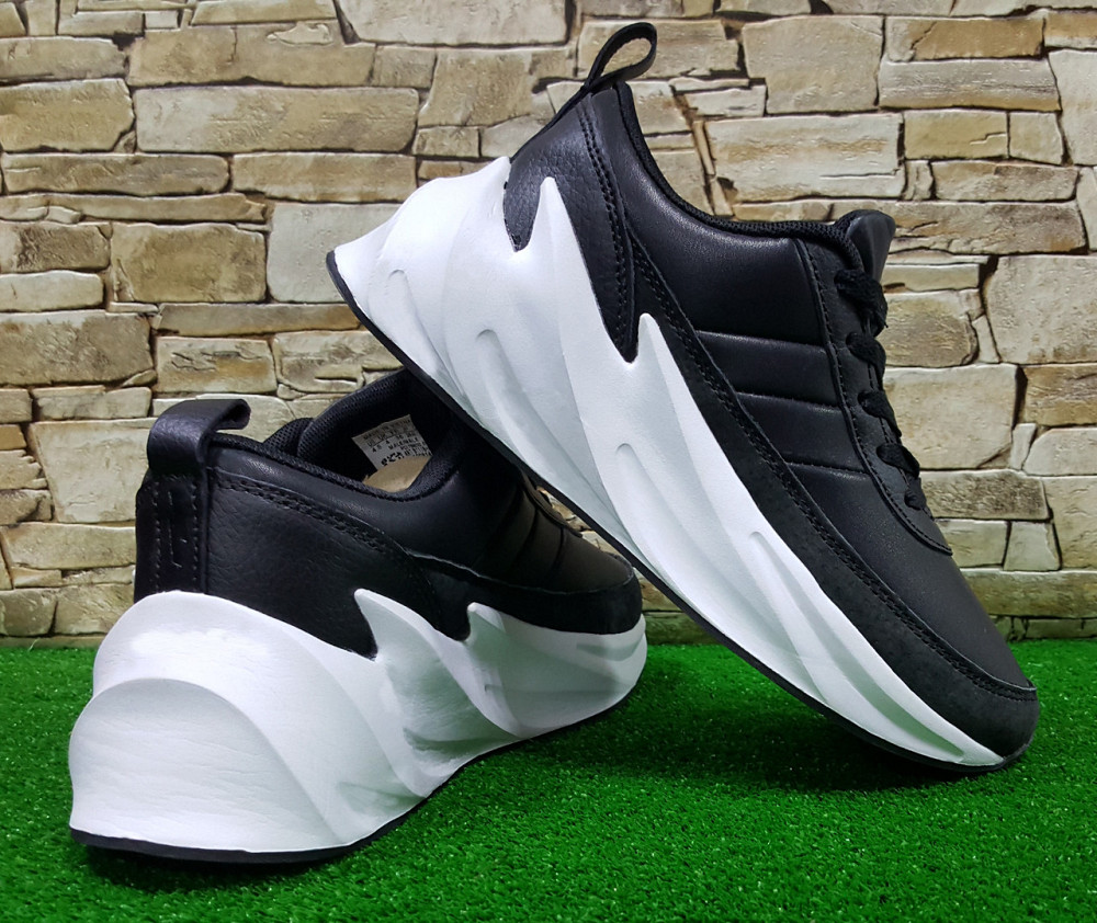 Подростковые кроссовки Adidas Sharks Black White,натуральная кожа .p.36(23,5)см / 41(26,5)см Киев - изображение 3