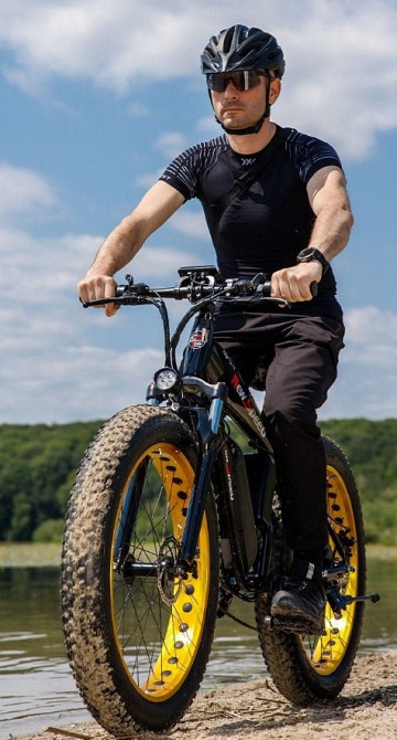 ТОП 2026! Фэтбайк 1000W 48V 13Ah Электровелосипед с жирными колёсами. Харьков - изображение 3