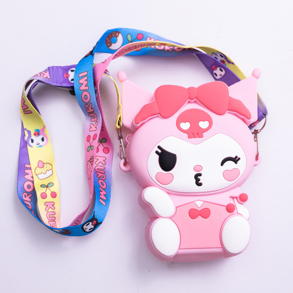 Yiwu Дитяча силіконова сумочка-гаманець 15*10*3 см Рожевий HP-55-6P Коломия - фото 1