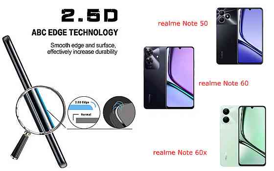 Защитное стекло ArmorGlass для realme Note 50, Note 60, Note 60x – устойчивое к царапинам и ударам Киев