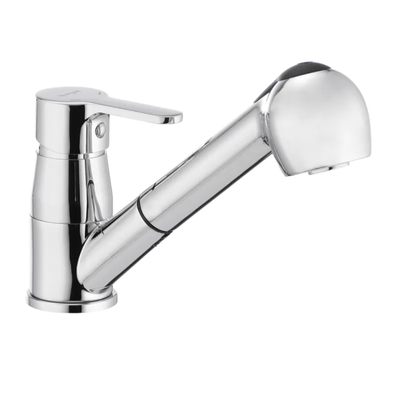 Кухонний змішувач з висувною лійкою Ibergrif Square M14522 (IB0028) Харків