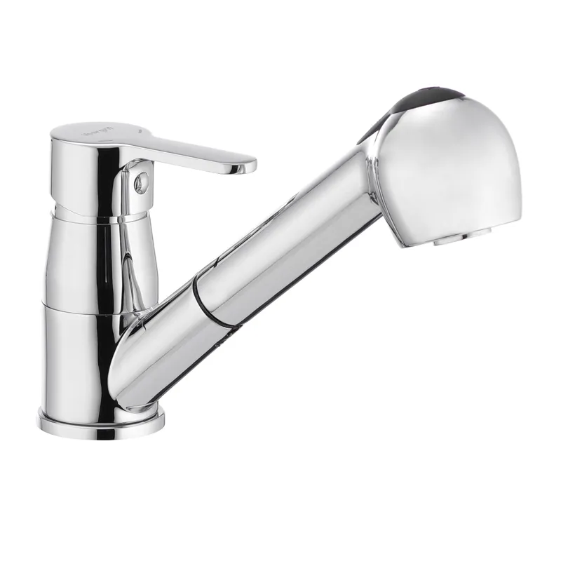 Кухонний змішувач з висувною лійкою Ibergrif Square M14522 (IB0028) Харків - фото 1