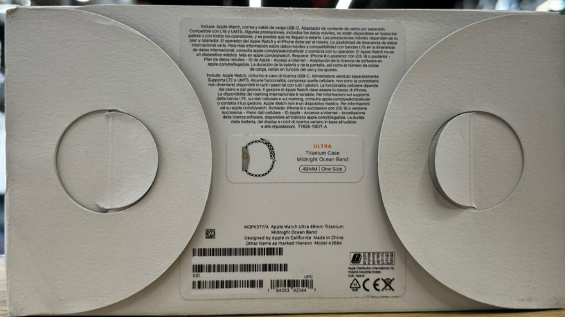 Apple Watch Ultra 49mm.Titanium Midnight Ocean Band. Київ - фото 2