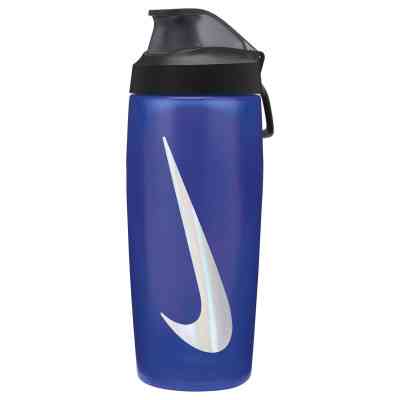 Пляшка для води Nike Refuel Bottle Locking Lid 18 OZ блакитний, чорний, сріблястий 532 мл N.100.7669.423.18 (887791745217) Вінниця