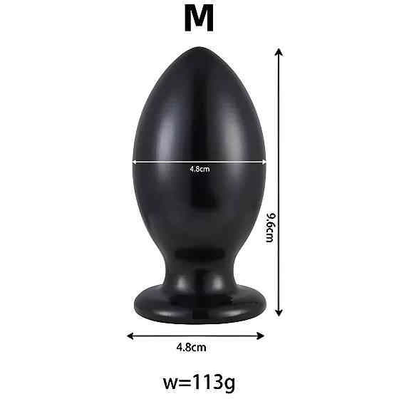 Анальная пробка OYO YQM-084 (длина 9.6 см, диаметр 4.8 см) Sex Aura Киев