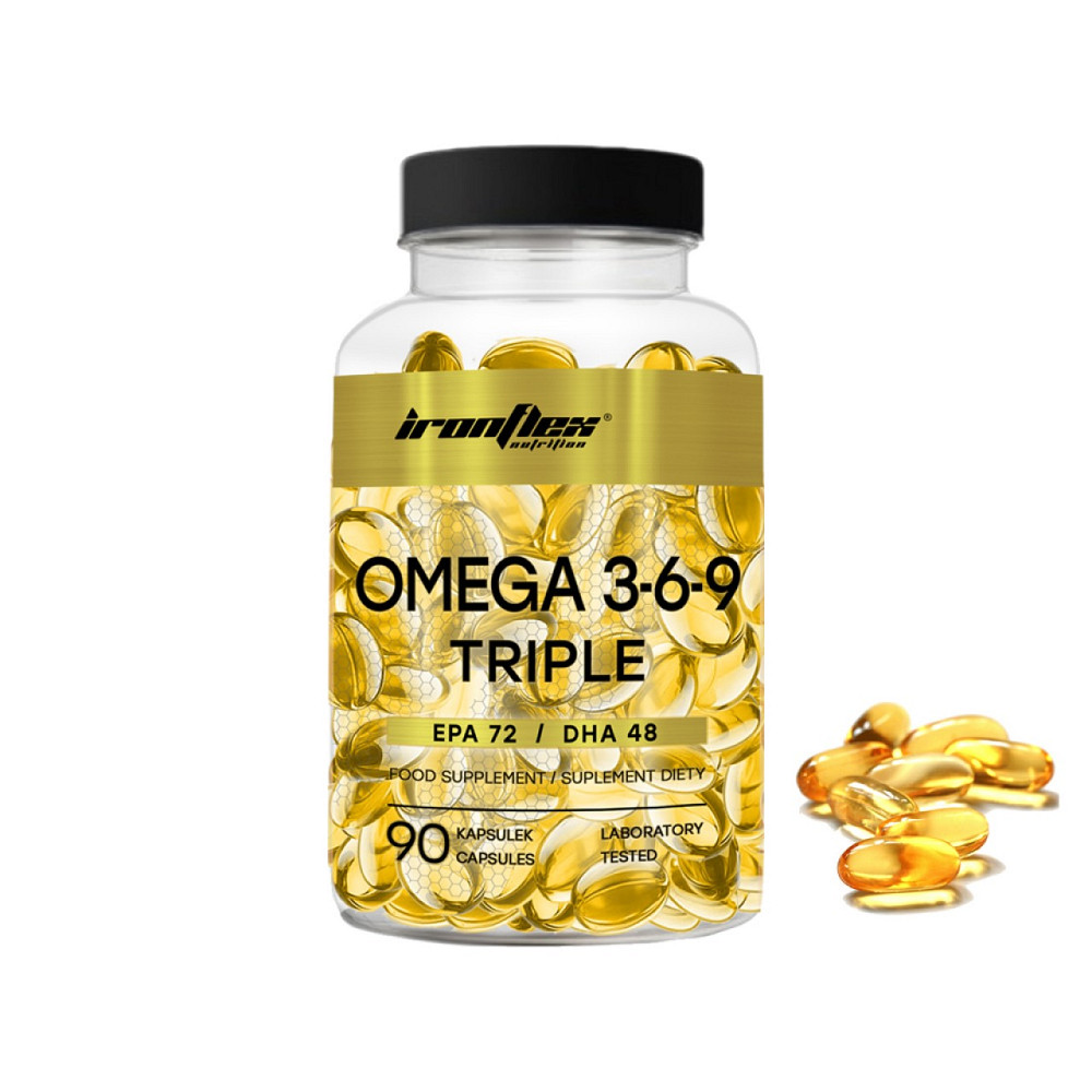 Омега 3-6-9 IronFlex Omega 3-6-9 Triple 90 caps Луцк - изображение 1