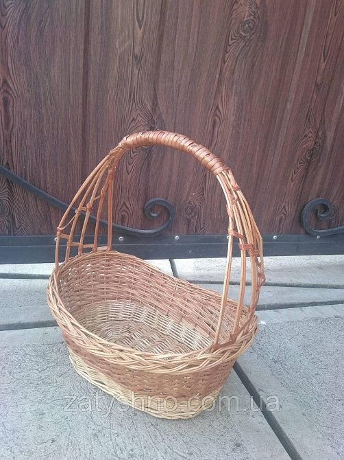 Плетеная корзина под подарки Киев - изображение 9