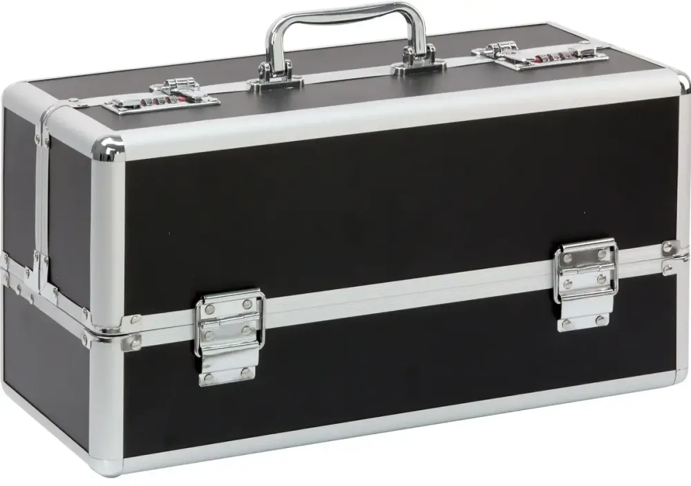 Великий кейс для зберігання секс-іграшок BMS Factory Large Lokable Vibrator Case Black, кодовий замо Львів - фото 1