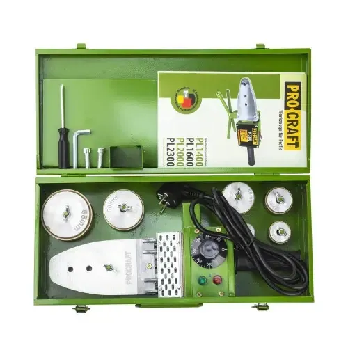 Паяльник для пластикових труб Procraft PL-1600 (1600 Вт) – Професійний інструмент для монтажу труб, гарантія 36 міс Львів