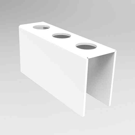 Підставка EKOSTAR для вафельного ріжка на 3шт. Біла. Акрил 3 мм Київ